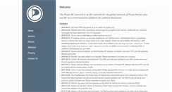 Desktop Screenshot of pirateirc.net